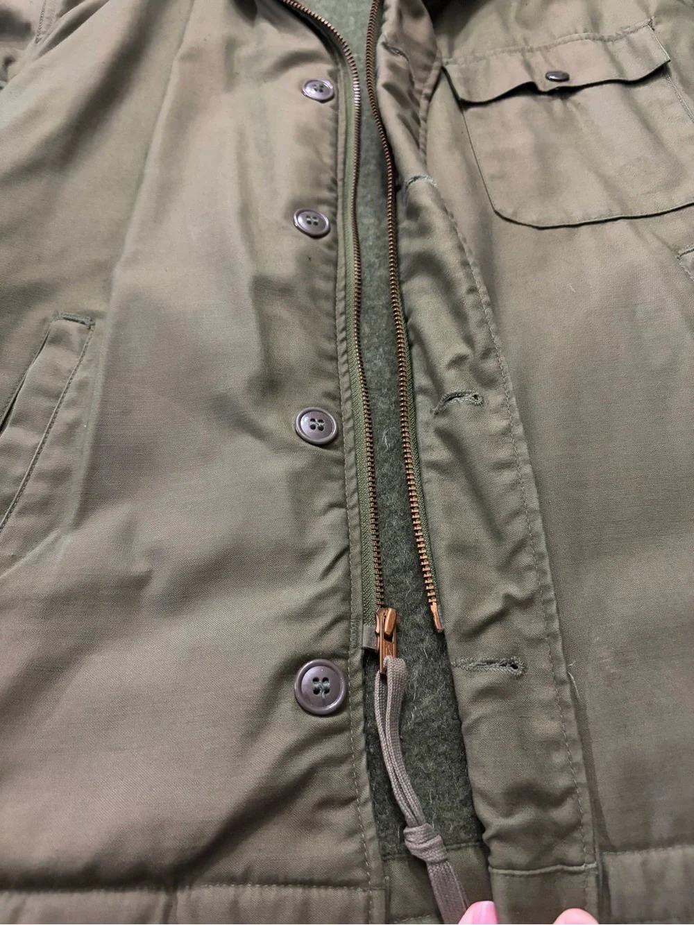 Vanderbilt Shirt Co. Vintage Permeable Military Jacket OG 107 Olive M 38-40